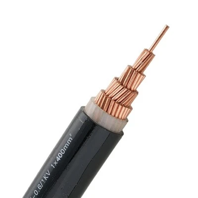 11kv 3-žilni podzemni napajalni kabel XLPE, prilagodljiv napajalni kabel 0 Awg OFC