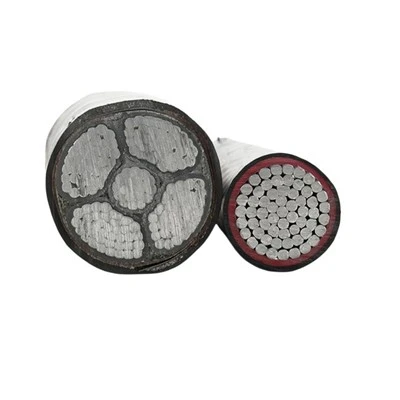 YJLV Nizkonapetostni XLPE izolirani aluminijasti kabel s PVC plaščem Proizvajalec 25 mm 4-žilni oklepni kabel iz aluminija